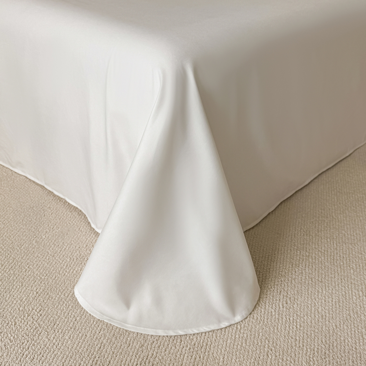 91家纺网 家纺一手货源 找家纺 （总）置顶家纺 2026新款亲肤提花贝壳边四件套-初柠