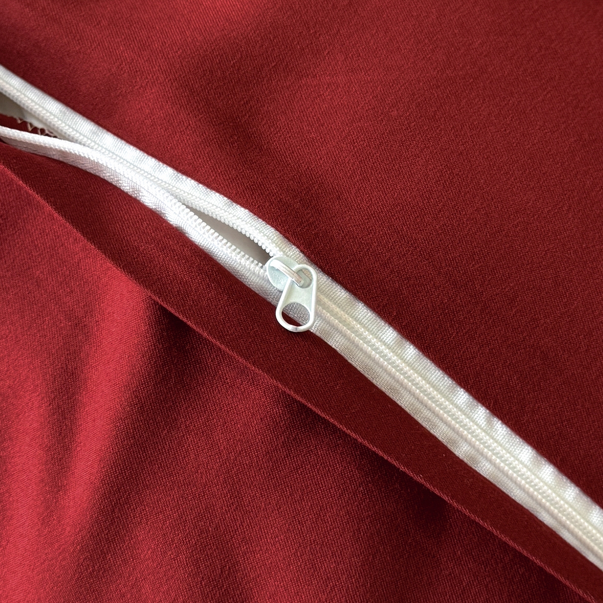 91家纺网 家纺一手货源 找家纺 置顶家纺 2026新款亲肤提花贝壳边四件套-初柠 初柠-红