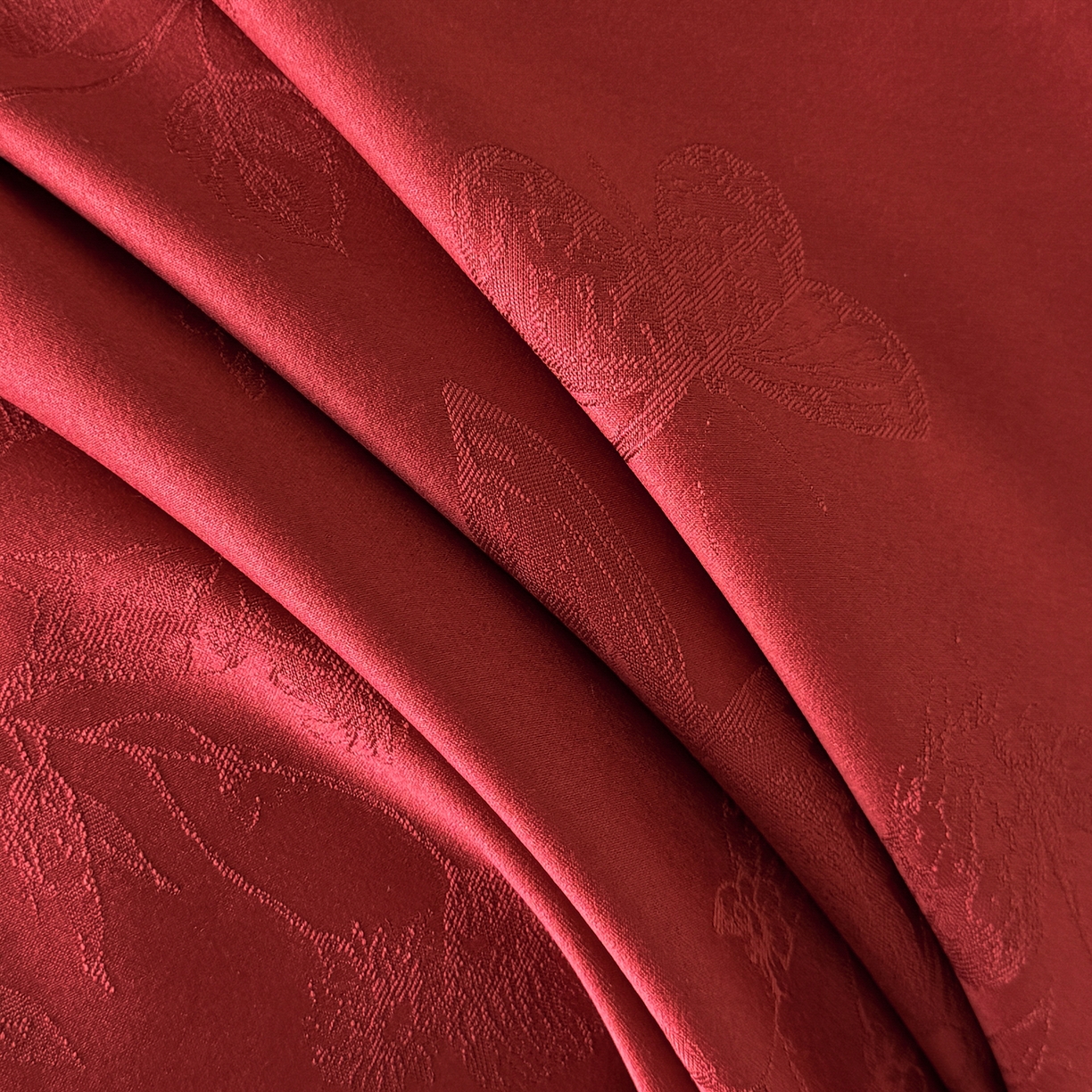 91家纺网 家纺一手货源 找家纺 置顶家纺 2026新款亲肤提花贝壳边四件套-初柠 初柠-红