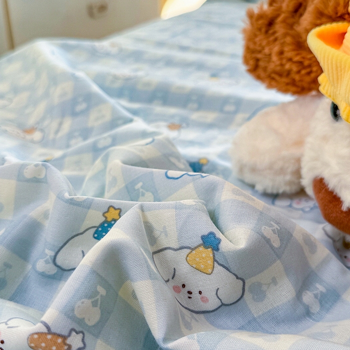 91家纺网 家纺一手货源 找家纺 （总）木楌家居 2026新款全棉纱布云感冰冰被床盖四件套系列