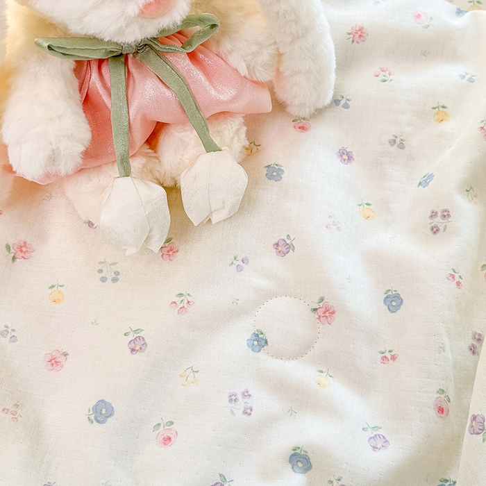 91家纺网 家纺一手货源 找家纺 木楌家居 2026新款全棉纱布云感冰冰被床盖四件套系列 小仓兰