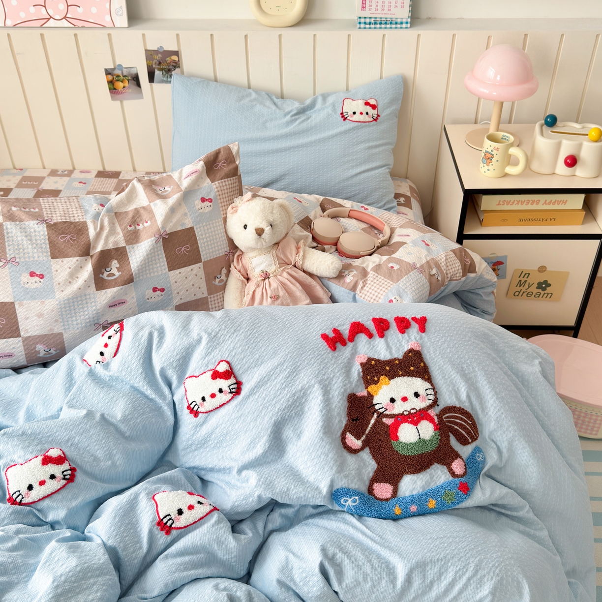 91家纺网 家纺一手货源 找家纺 （总）橙意 2026新款高克重A类泡芙纱毛巾绣四件套