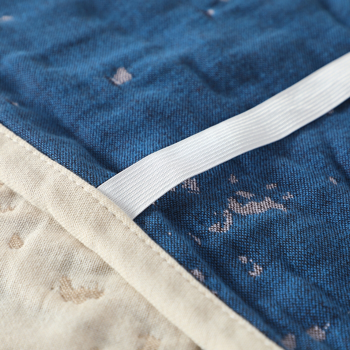 91家纺网 家纺一手货源 找家纺 娇兰毛巾 2026新款7A抗菌全棉A类加厚五层纱布加双绑带枕巾 姬兰