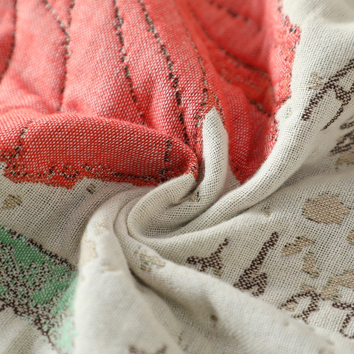 91家纺网 家纺一手货源 找家纺 娇兰毛巾 2026新款7A抗菌全棉A类加厚五层纱布加双绑带枕巾 爱在左边