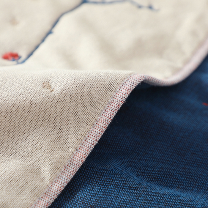 91家纺网 家纺一手货源 找家纺 娇兰毛巾 2026新款7A抗菌全棉A类加厚五层纱布加双绑带枕巾 花藏