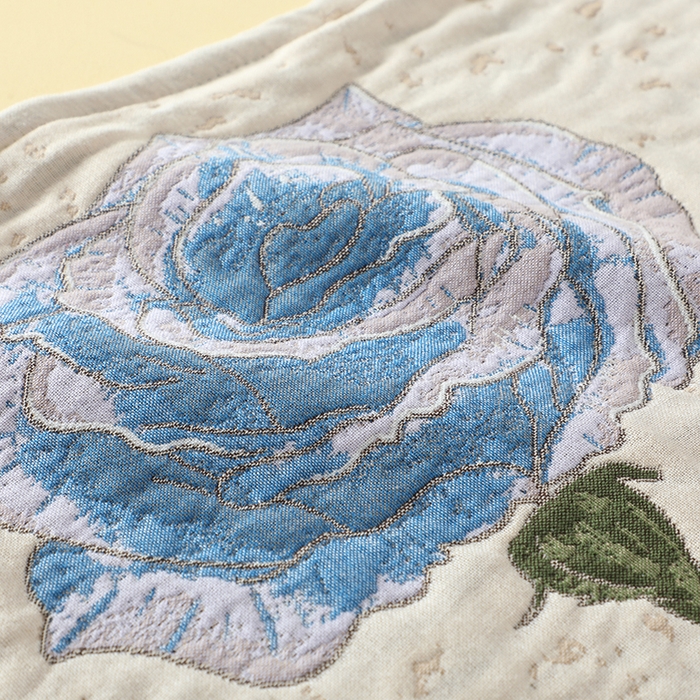 91家纺网 家纺一手货源 找家纺 娇兰毛巾 2026新款7A抗菌全棉A类加厚五层纱布加双绑带枕巾 姬兰