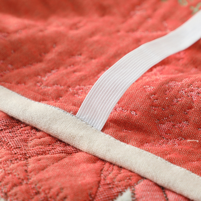 91家纺网 家纺一手货源 找家纺 娇兰毛巾 2026新款7A抗菌全棉A类加厚五层纱布加双绑带枕巾 爱在左边