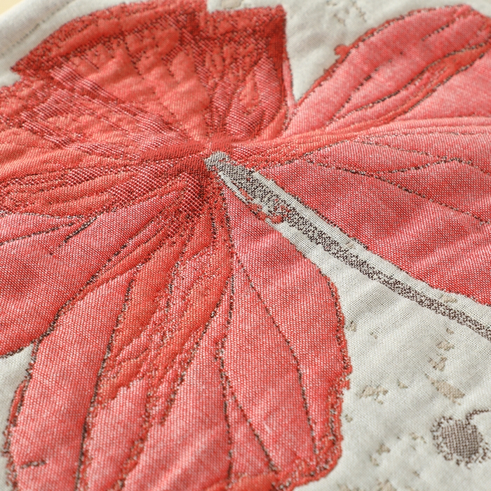 91家纺网 家纺一手货源 找家纺 娇兰毛巾 2026新款7A抗菌全棉A类加厚五层纱布加双绑带枕巾 爱在左边