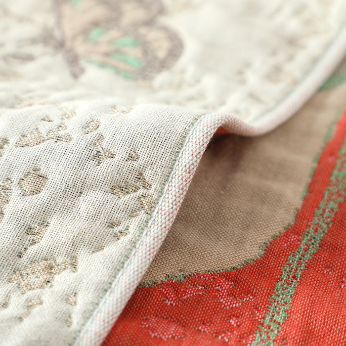 91家纺网 家纺一手货源 找家纺 娇兰毛巾 2026新款7A抗菌全棉A类加厚五层纱布加双绑带枕巾 爱在左边