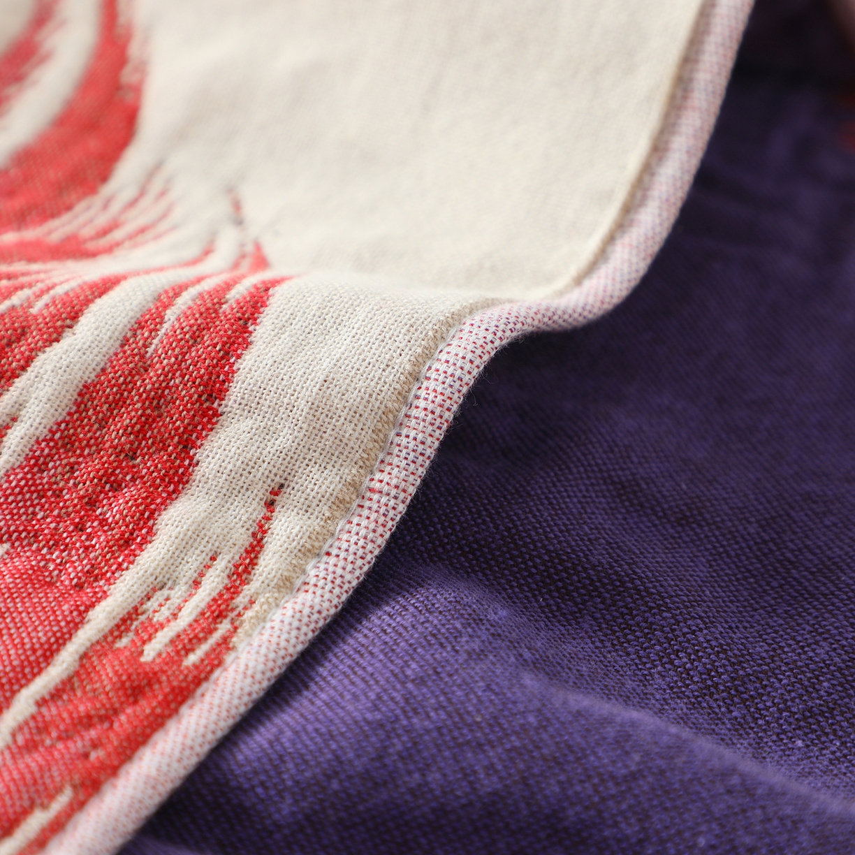 91家纺网 家纺一手货源 找家纺 娇兰毛巾 2026新款7A抗菌全棉A类加厚五层纱布加双绑带枕巾 翼