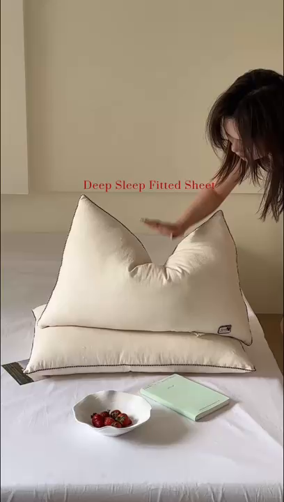 91家纺网 家纺一手货源 找家纺 （总）伟邦枕芯 2026新款草莓棉麻酒店枕