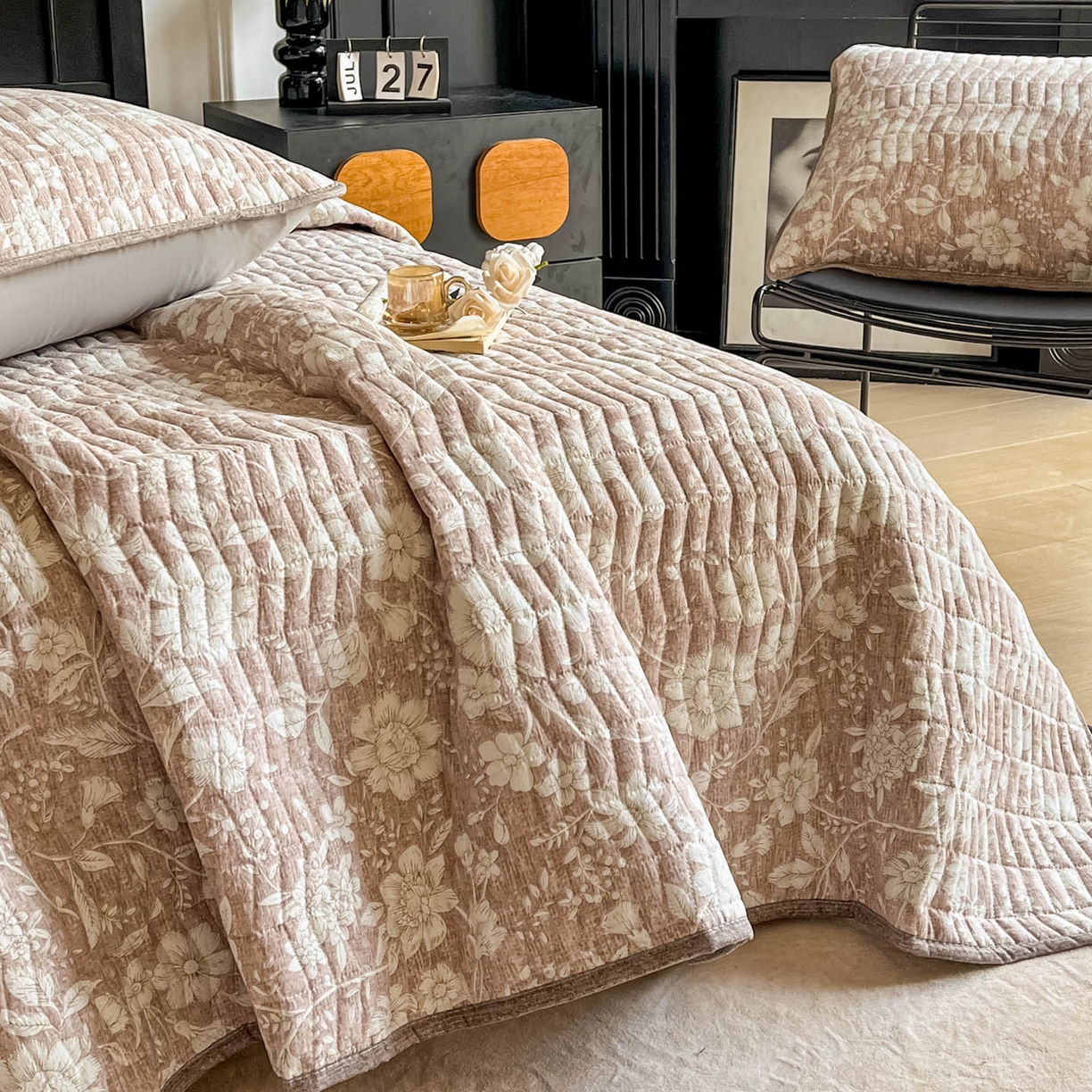 91家纺网 家纺一手货源 找家纺 （总）满座家居 2026新款舒适亲肤简约单品床盖