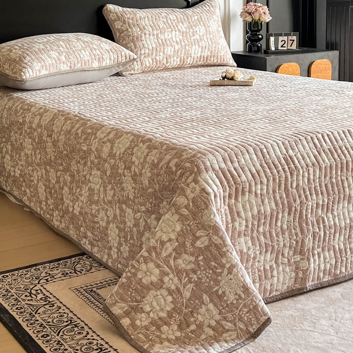 91家纺网 家纺一手货源 找家纺 （总）满座家居 2026新款舒适亲肤简约单品床盖