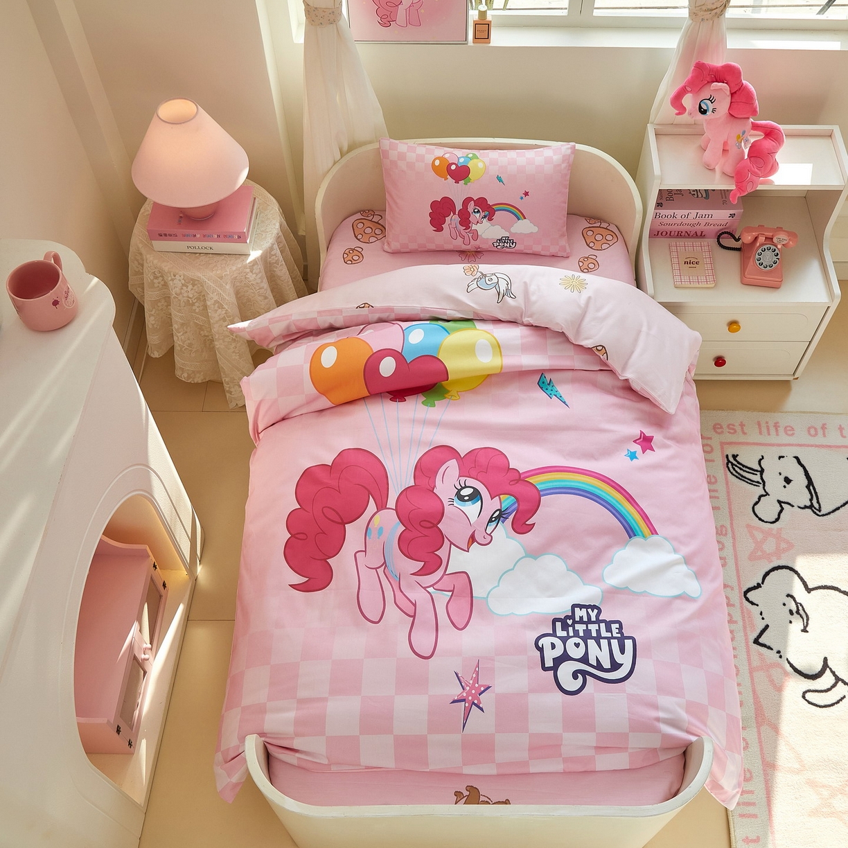 蘭菲家纺 2026新款幼儿园儿童小马宝莉系列多件套 摩登宝莉