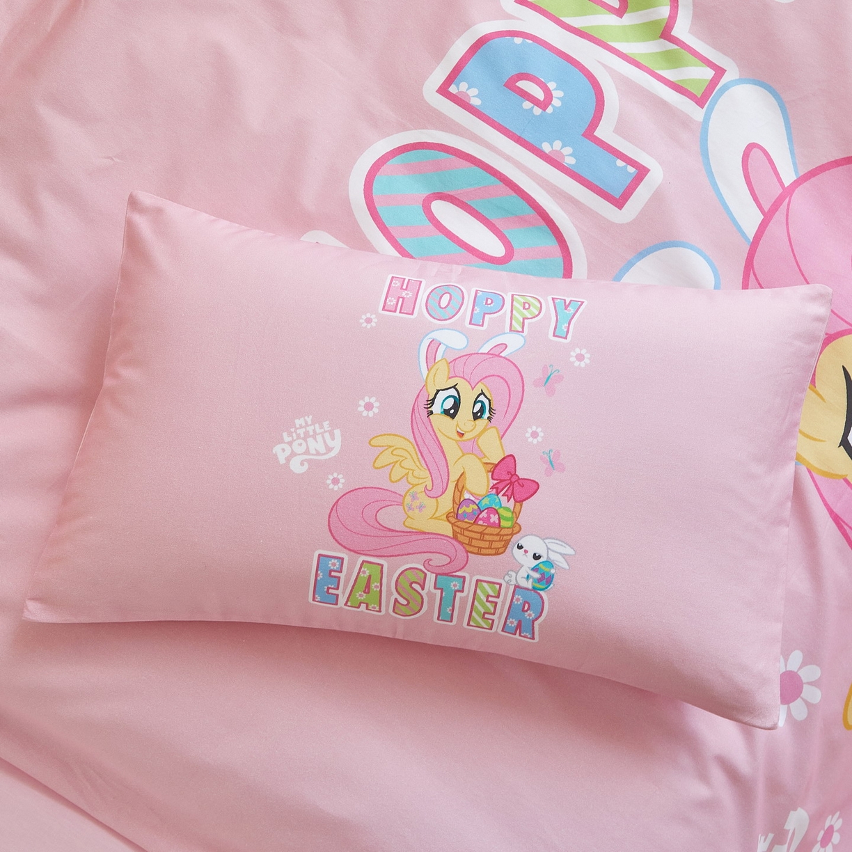 91家纺网 家纺一手货源 找家纺 蘭菲家纺 2026新款幼儿园儿童小马宝莉系列多件套 粉色宝莉