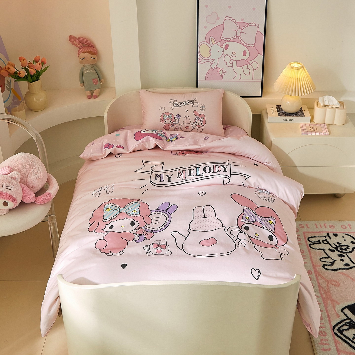 91家纺网 家纺一手货源 找家纺 （总）蘭菲家纺 2026新款幼儿园儿童三丽欧系列多件套