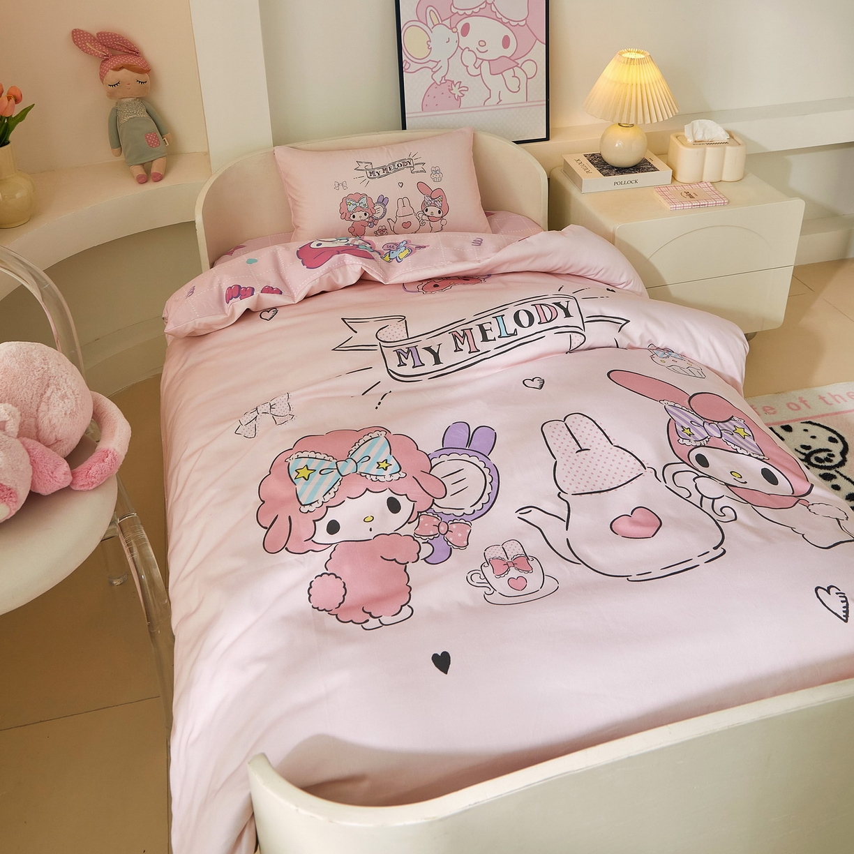 91家纺网 家纺一手货源 找家纺 （总）蘭菲家纺 2026新款幼儿园儿童三丽欧系列多件套