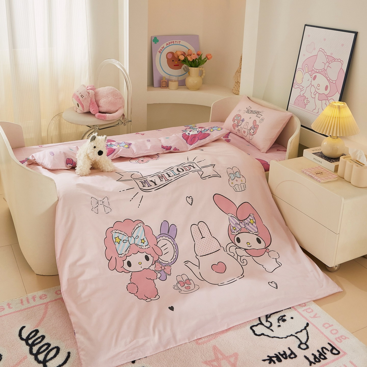 91家纺网 家纺一手货源 找家纺 （总）蘭菲家纺 2026新款幼儿园儿童三丽欧系列多件套