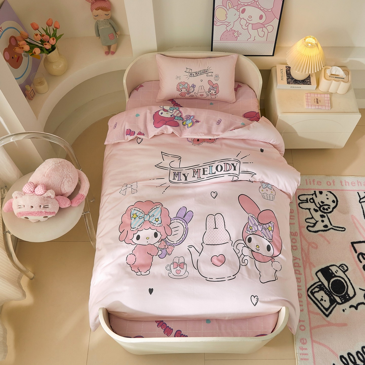 91家纺网 家纺一手货源 找家纺 （总）蘭菲家纺 2026新款幼儿园儿童三丽欧系列多件套