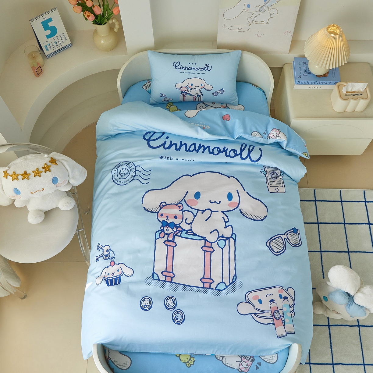 91家纺网 家纺一手货源 找家纺 （总）蘭菲家纺 2026新款幼儿园儿童三丽欧系列多件套