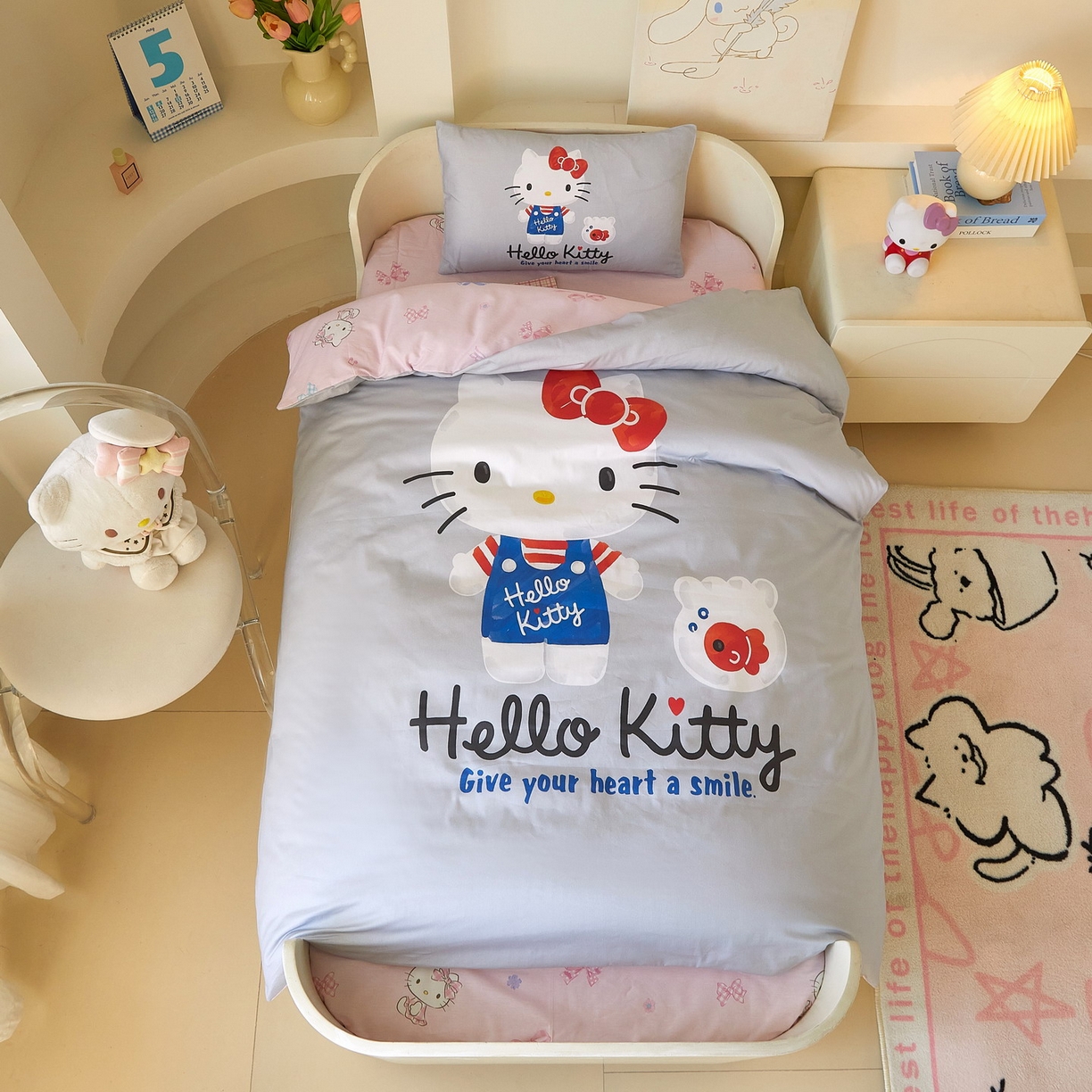 91家纺网 家纺一手货源 找家纺 （总）蘭菲家纺 2026新款幼儿园儿童三丽欧系列多件套