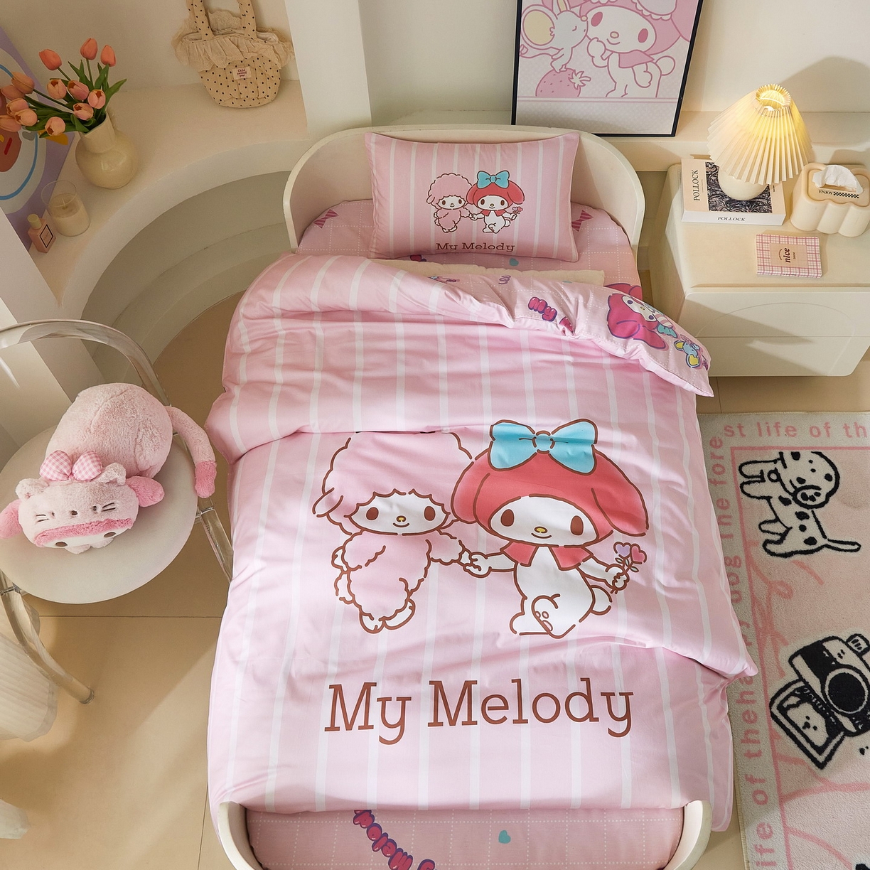 91家纺网 家纺一手货源 找家纺 （总）蘭菲家纺 2026新款幼儿园儿童三丽欧系列多件套