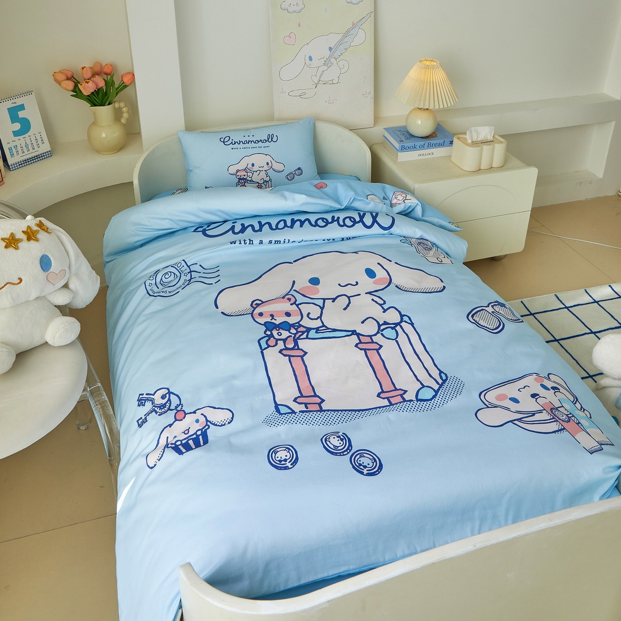 91家纺网 家纺一手货源 找家纺 蘭菲家纺 2026新款幼儿园儿童三丽欧系列多件套 精致狗狗