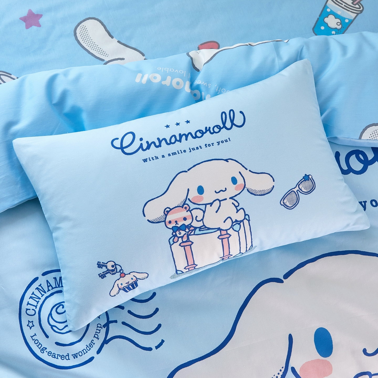 91家纺网 家纺一手货源 找家纺 蘭菲家纺 2026新款幼儿园儿童三丽欧系列多件套 精致狗狗