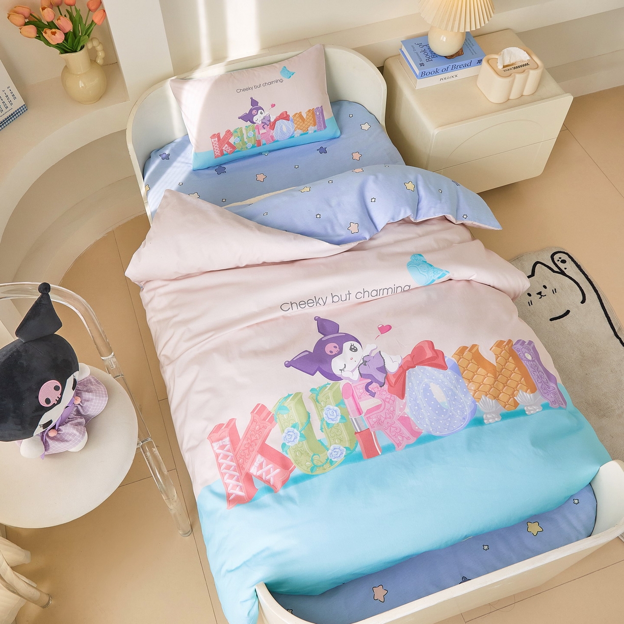 91家纺网 家纺一手货源 找家纺 蘭菲家纺 2026新款幼儿园儿童三丽欧系列多件套 快乐小库