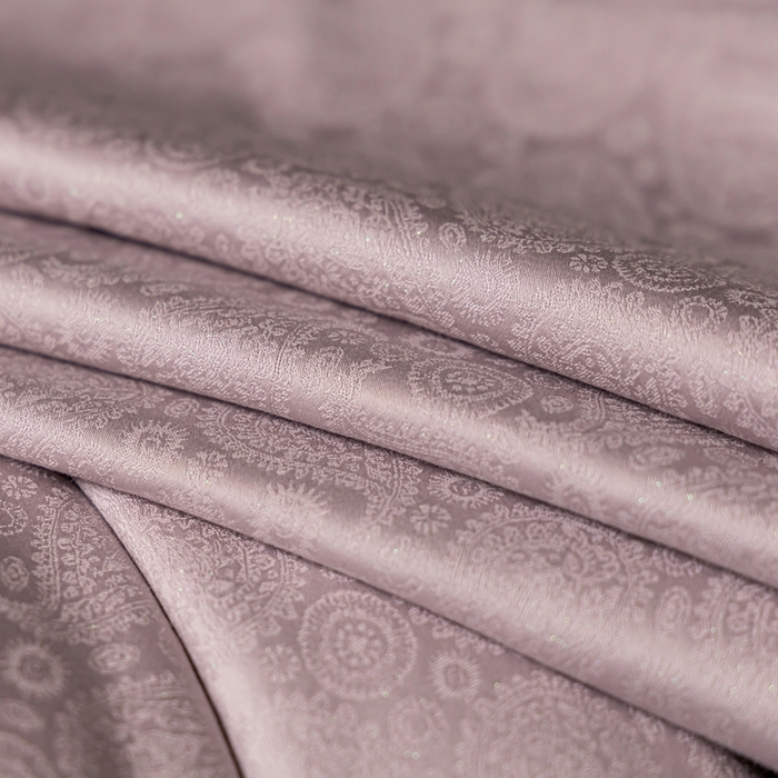 91家纺网 家纺一手货源 找家纺 舒慕家纺 2025新款亲肤舒适高端100S长绒棉纯棉银丝提花四件套 佩斯利051