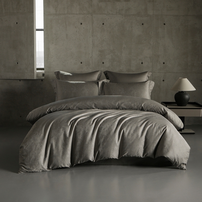 舒慕家纺 2025新款亲肤舒适高端100S长绒棉纯棉银丝提花四件套 三生有杏027