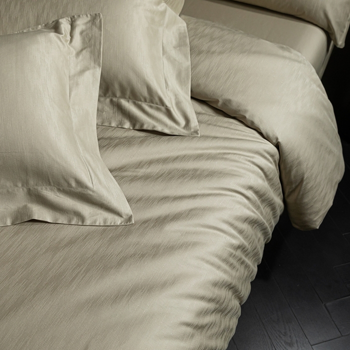 91家纺网 家纺一手货源 找家纺 舒慕家纺 2025新款亲肤舒适高端100S长绒棉纯棉银丝提花四件套 夏凡095