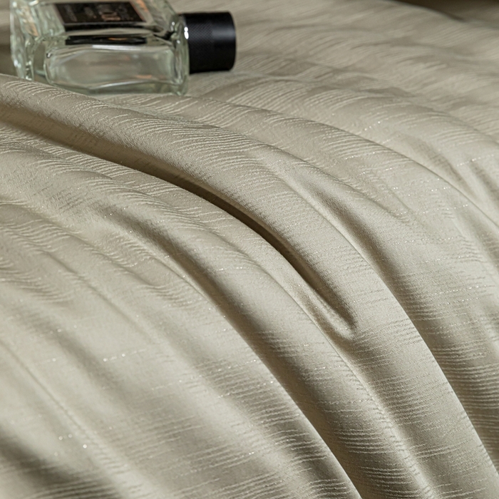 91家纺网 家纺一手货源 找家纺 舒慕家纺 2025新款亲肤舒适高端100S长绒棉纯棉银丝提花四件套 夏凡095