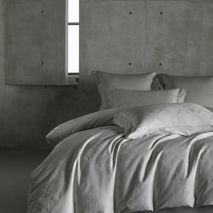 91家纺网 家纺一手货源 找家纺 舒慕家纺 2025新款亲肤舒适高端100S长绒棉纯棉银丝提花四件套 仲夏之梦130