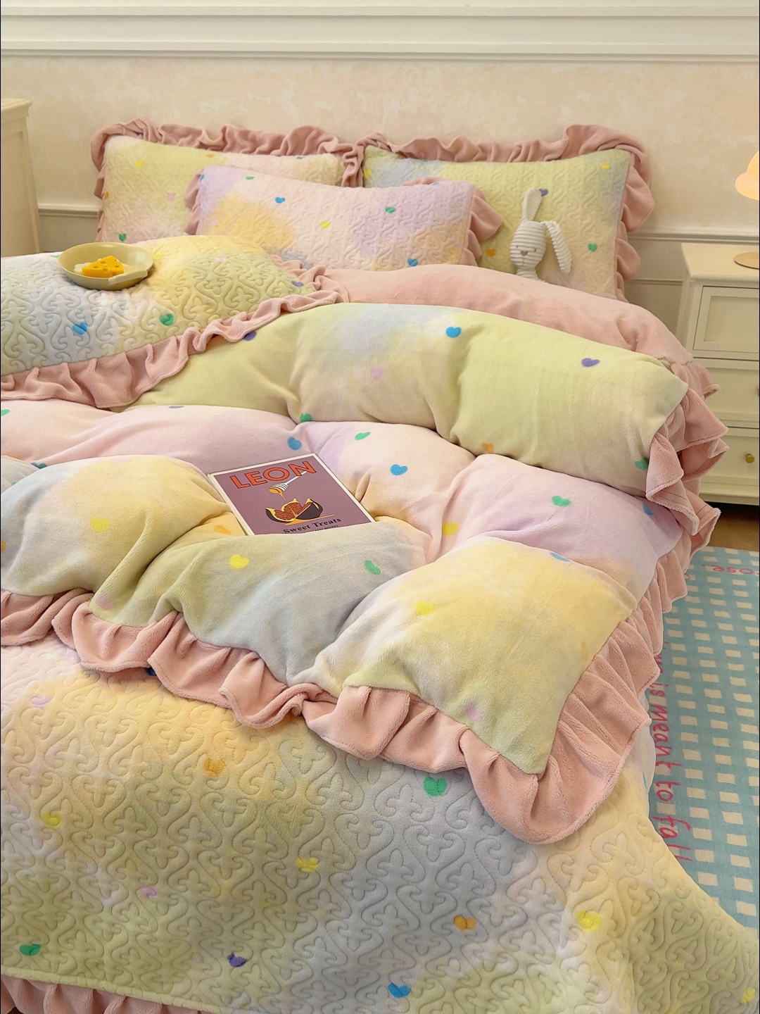 91家纺网 家纺一手货源 找家纺 （总）归属 2025新款牛奶绒床盖四件套（提供买家秀）