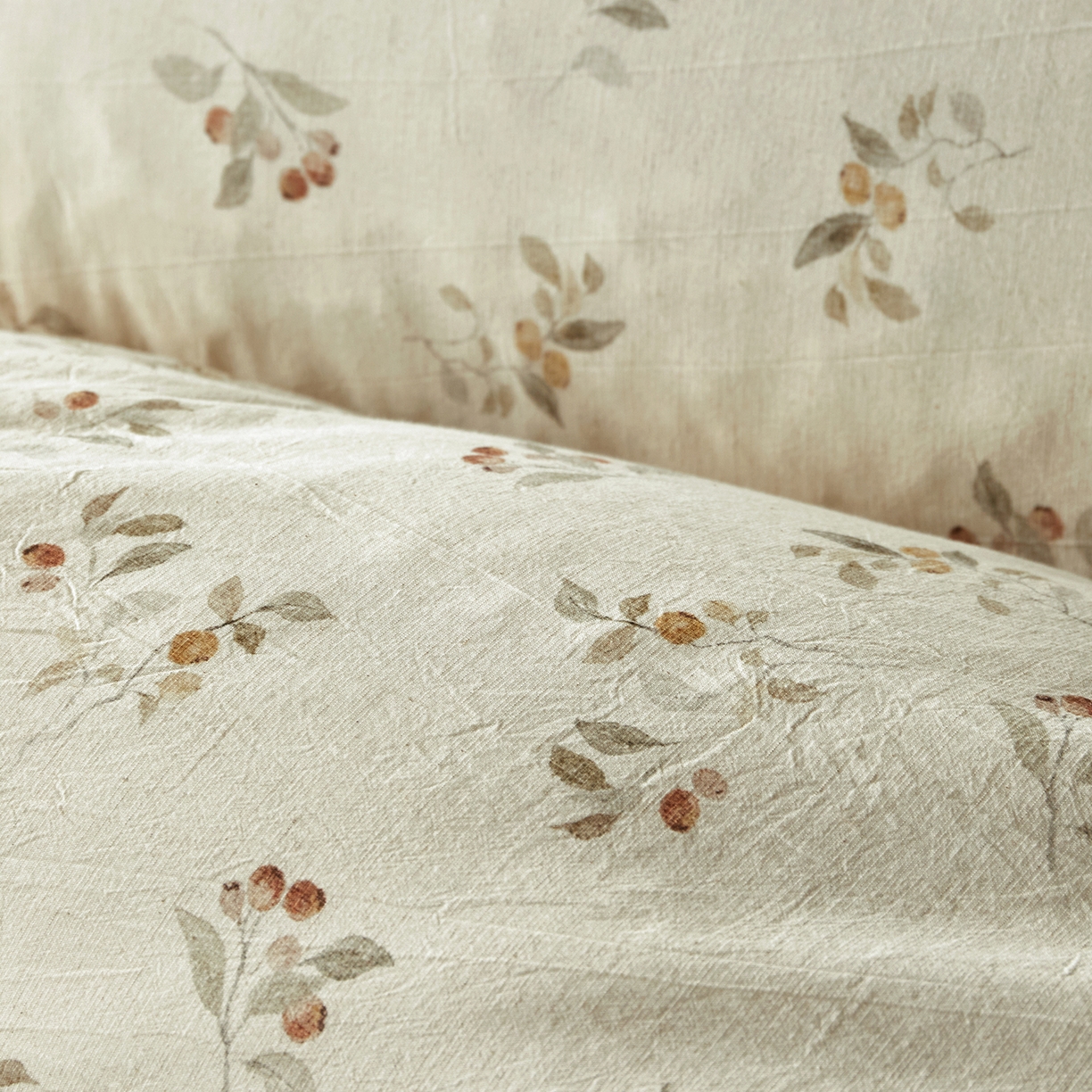 91家纺网 家纺一手货源 找家纺 （总）绫韵家纺 2026春夏新款A类印花棉麻蝴蝶结四件套