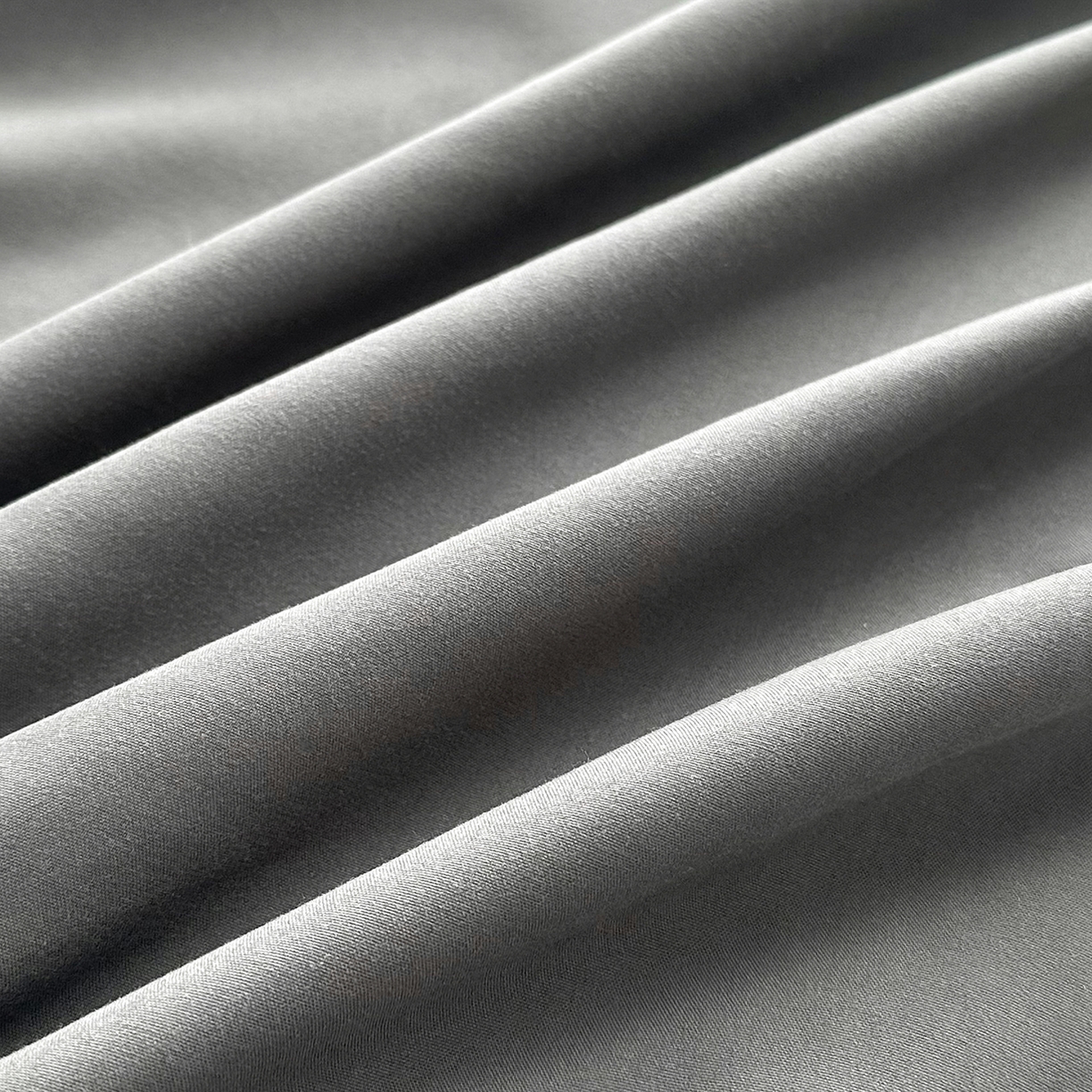 91家纺网 家纺一手货源 找家纺 佑泽家纺 2026年纯色双拼水洗棉四件套单被套 星空灰