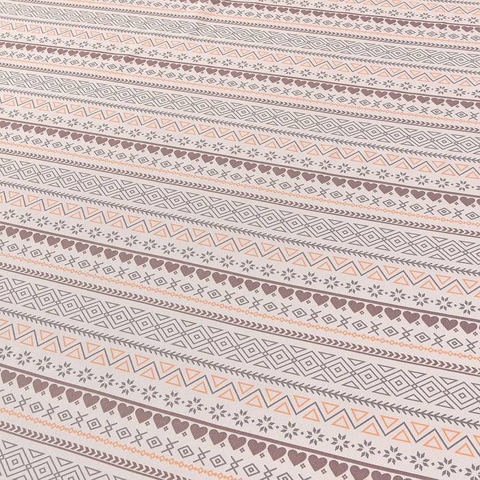 91家纺网 家纺一手货源 找家纺 德比尔斯  2026新款原棉老粗布凉席印花床单三件套 波西米亚