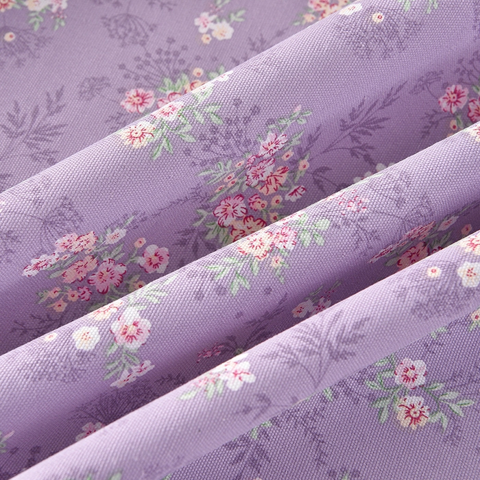 91家纺网 家纺一手货源 找家纺 德比尔斯  2026新款原棉老粗布凉席印花床单三件套 黛紫