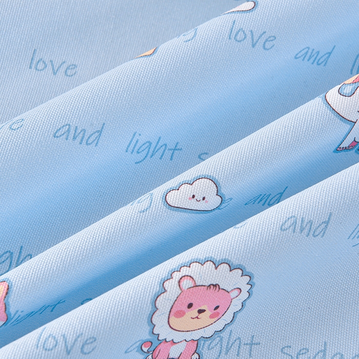 91家纺网 家纺一手货源 找家纺 德比尔斯  2026新款原棉老粗布凉席印花床单三件套 动物乐园