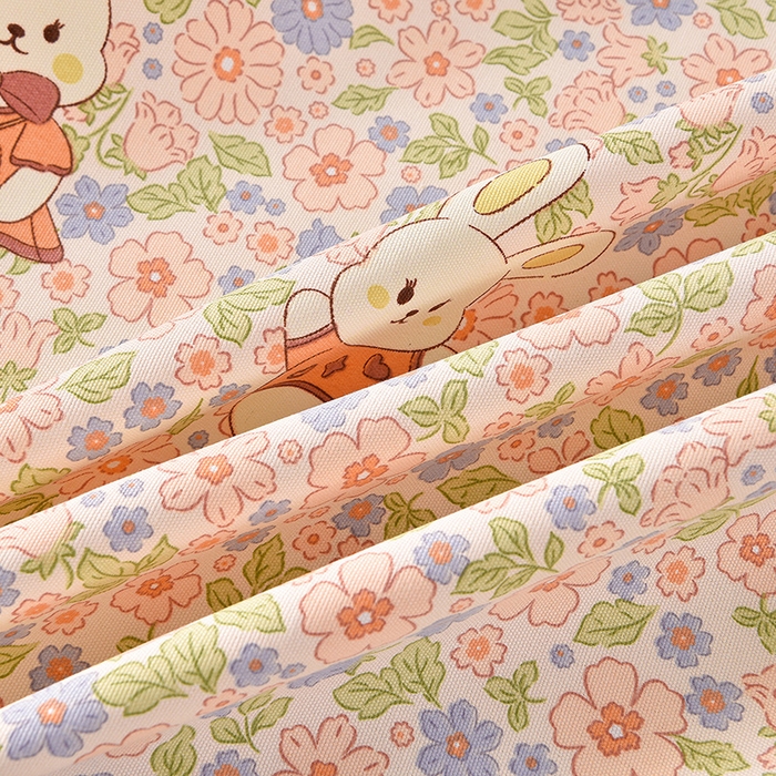 91家纺网 家纺一手货源 找家纺 德比尔斯  2026新款原棉老粗布凉席印花床单三件套 西野暮色