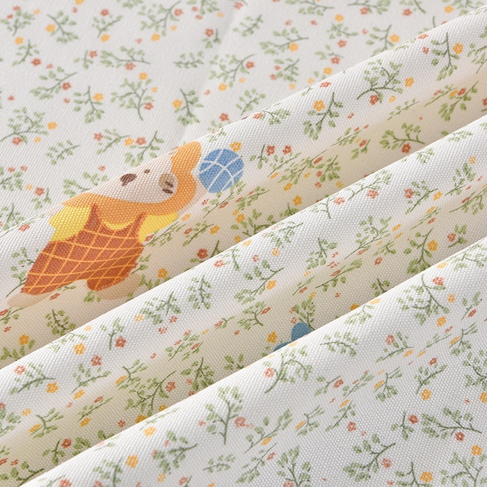 91家纺网 家纺一手货源 找家纺 德比尔斯  2026新款原棉老粗布凉席印花床单三件套 小狮子