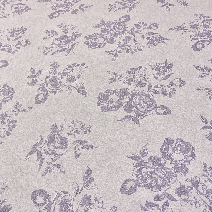 91家纺网 家纺一手货源 找家纺 德比尔斯  2026新款原棉老粗布凉席印花床单三件套 紫嫣