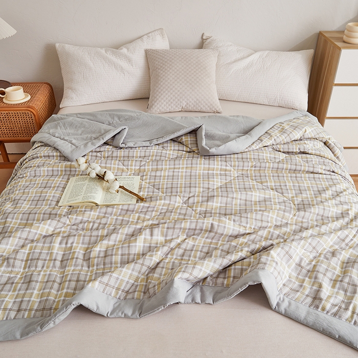 91家纺网 家纺一手货源 找家纺 （总）织雅漫 2026新款水洗棉夏被空调被夏凉被