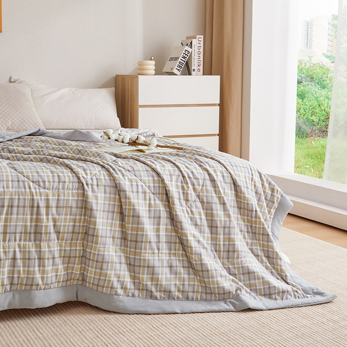 91家纺网 家纺一手货源 找家纺 （总）织雅漫 2026新款水洗棉夏被空调被夏凉被