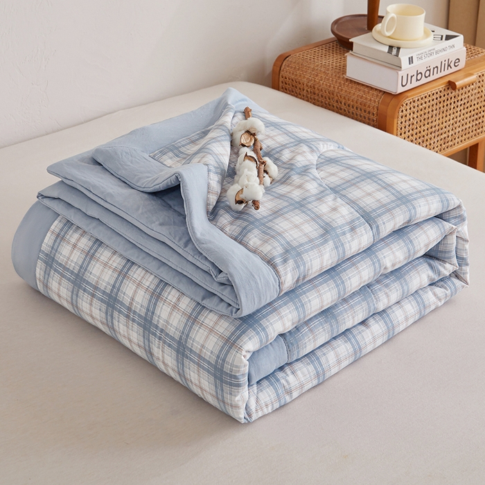 91家纺网 家纺一手货源 找家纺 （总）织雅漫 2026新款水洗棉夏被空调被夏凉被