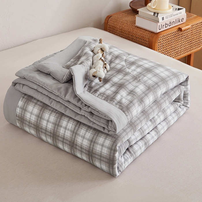 91家纺网 家纺一手货源 找家纺 （总）织雅漫 2026新款水洗棉夏被空调被夏凉被