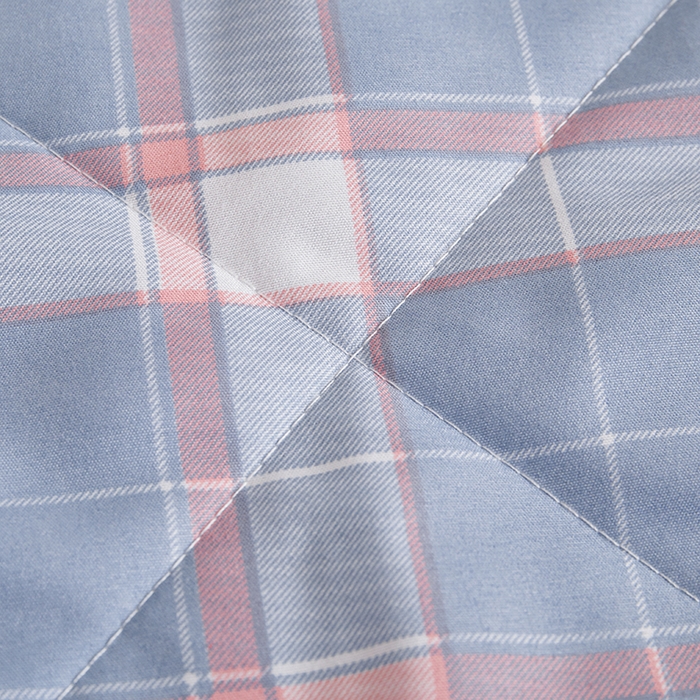 91家纺网 家纺一手货源 找家纺 织雅漫 2026新款水洗棉夏被空调被夏凉被 知夏-蓝