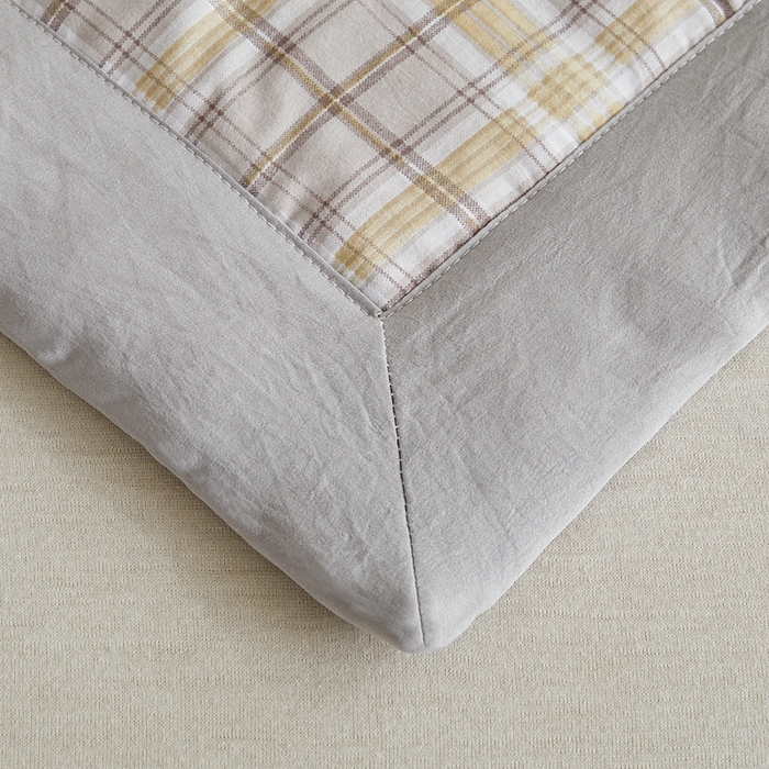 91家纺网 家纺一手货源 找家纺 织雅漫 2026新款水洗棉夏被空调被夏凉被 暖黄