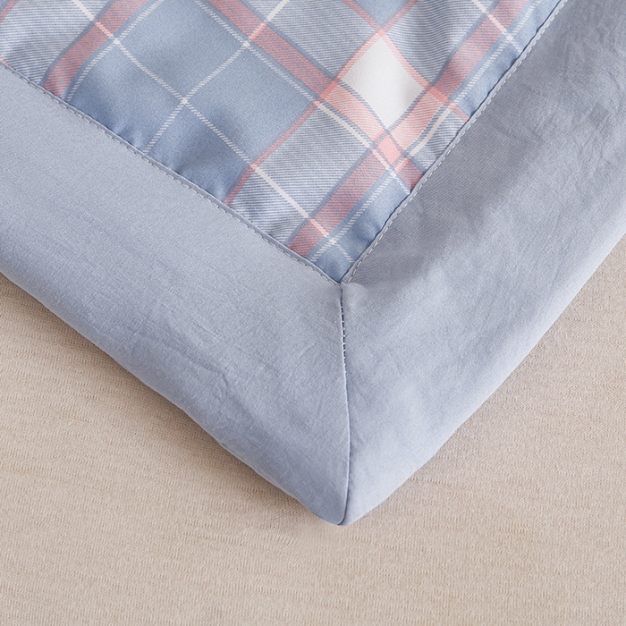 91家纺网 家纺一手货源 找家纺 织雅漫 2026新款水洗棉夏被空调被夏凉被 知夏-蓝